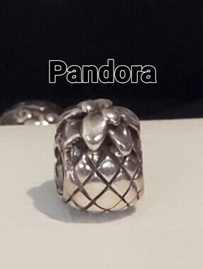 Pandora Silver Pineapple Charm Bead